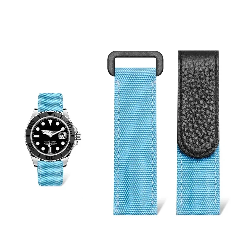 Luxury Watch Expensive - 20 mm 21 mm Klettverschluss Canvas
