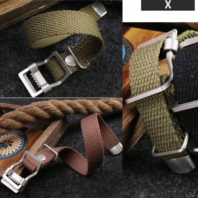 Luxury Watch Expensive - 20mm 22mm 19mm 21mm Hochwertiges Nylon-Canvas-Uhrenarmband