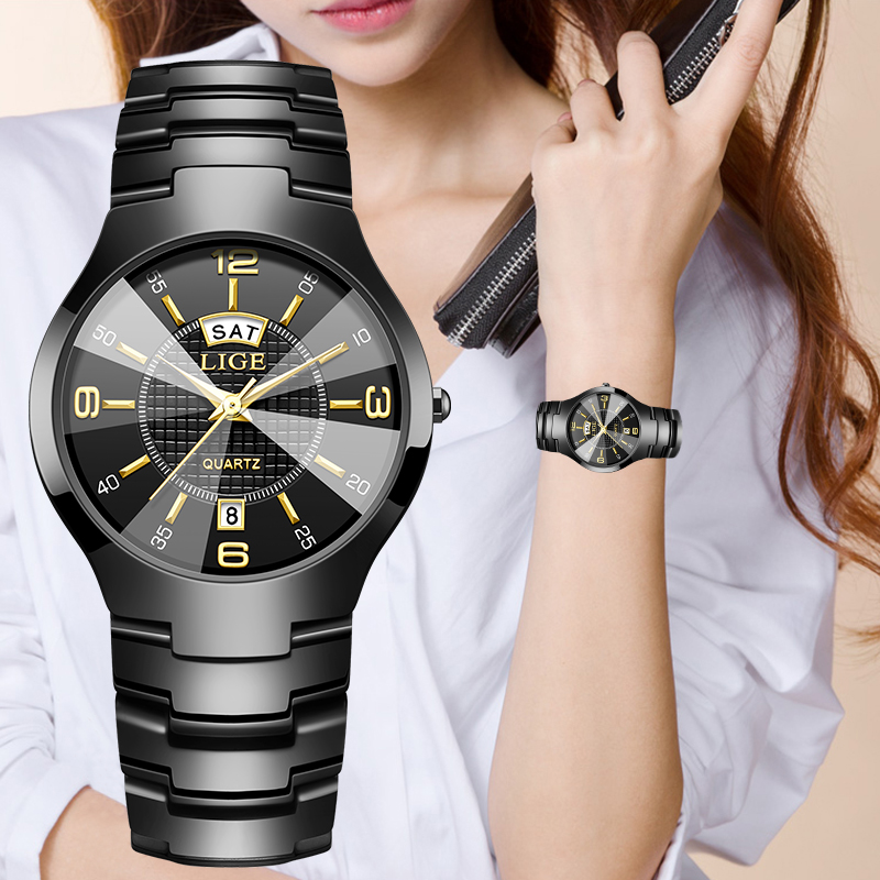 Luxury Women'S Watch - LIGE Mode Elegante Damen Armbanduhr Luxus