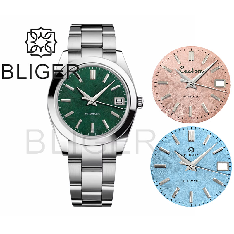 Luxury Watch With Green Dial - BLIGER 36mm39mm Uhr mit individuellem Logo