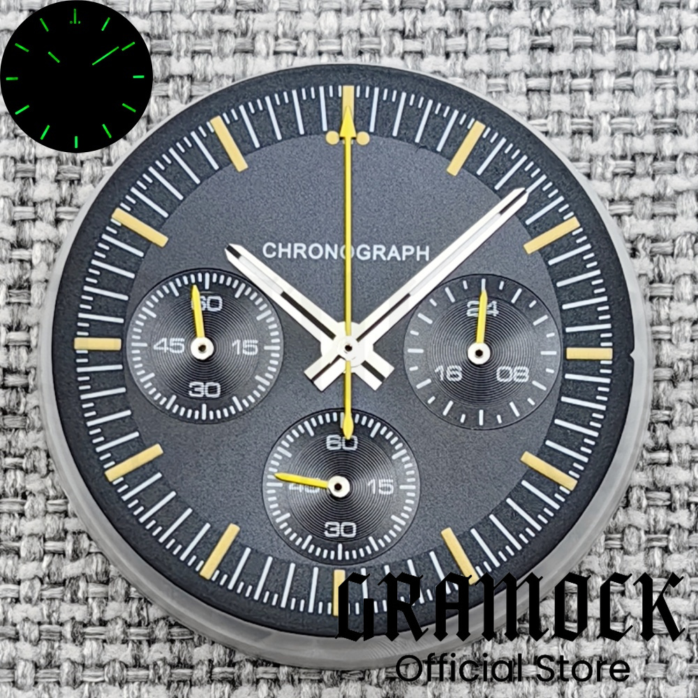 Luxury Watch With Green Dial - Gramock 31,5 mm 6-poliges Zifferblatt, Quarzwerk,