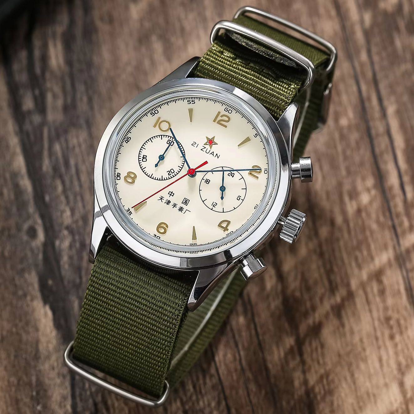 Automatic Pilot Watch - Herrenuhren 1963 Pilot Automatikuhr 42mm Wasserdicht