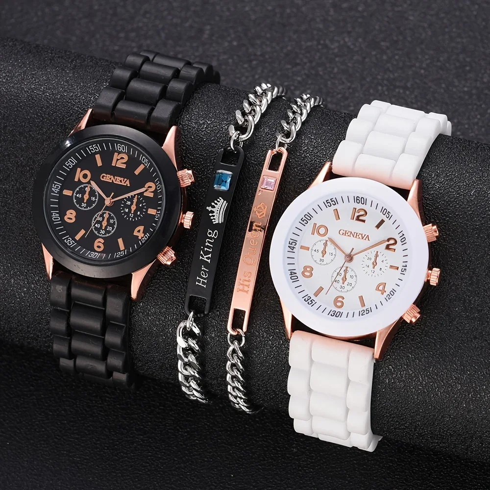 Best Luxury Quartz Watch - 2Pcs Luxus frauen Uhr Set Mode