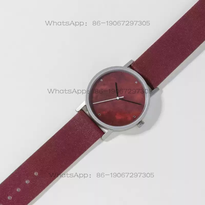 Luxury Women'S Watch - Retro Burgunder Original Schlichte Modische Leicht