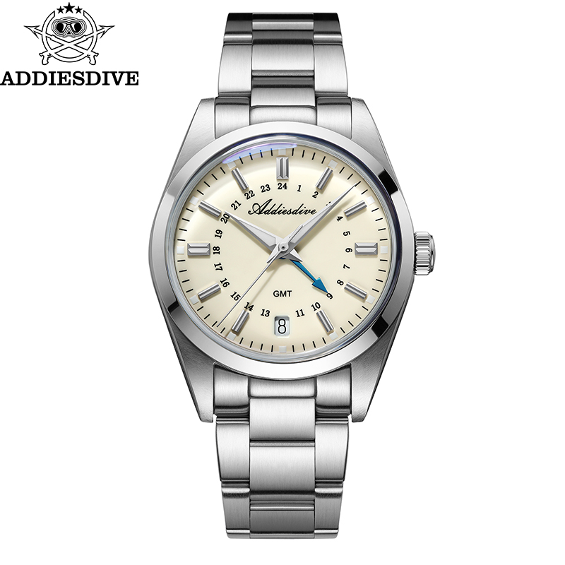 Best Luxury Quartz Watch - ADDIESDIVE Heiße Marke 36mm Luxus GMT