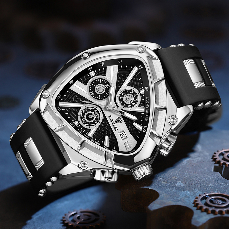 Watch Triangle Luxury - LIGE Mode herren Uhr Luxus Dreieck