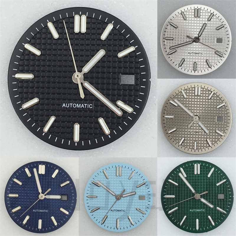 Luxury Watch With Green Dial - NH35 31mm Uhrenzifferblatt und Zeiger-Set Grün