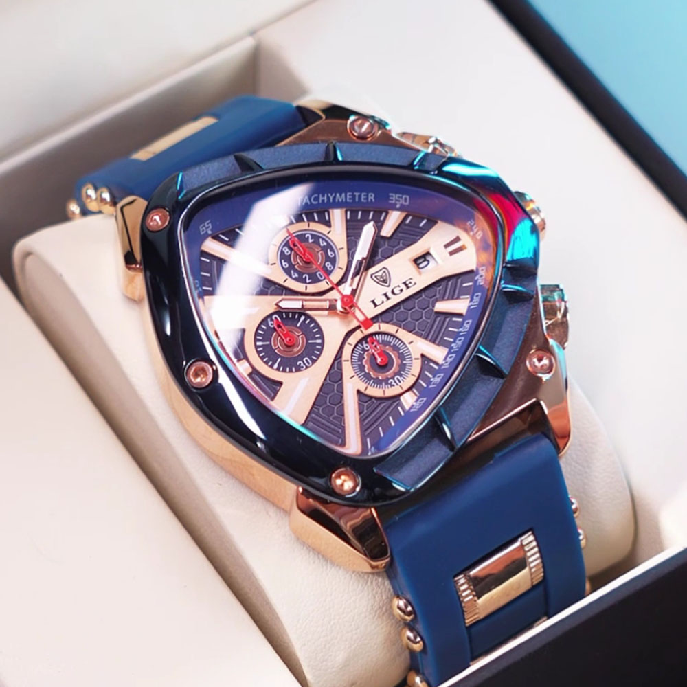 LIGE Modische Herrenuhr Dreiec – Watch Triangle Luxury Bewertung und Preis
