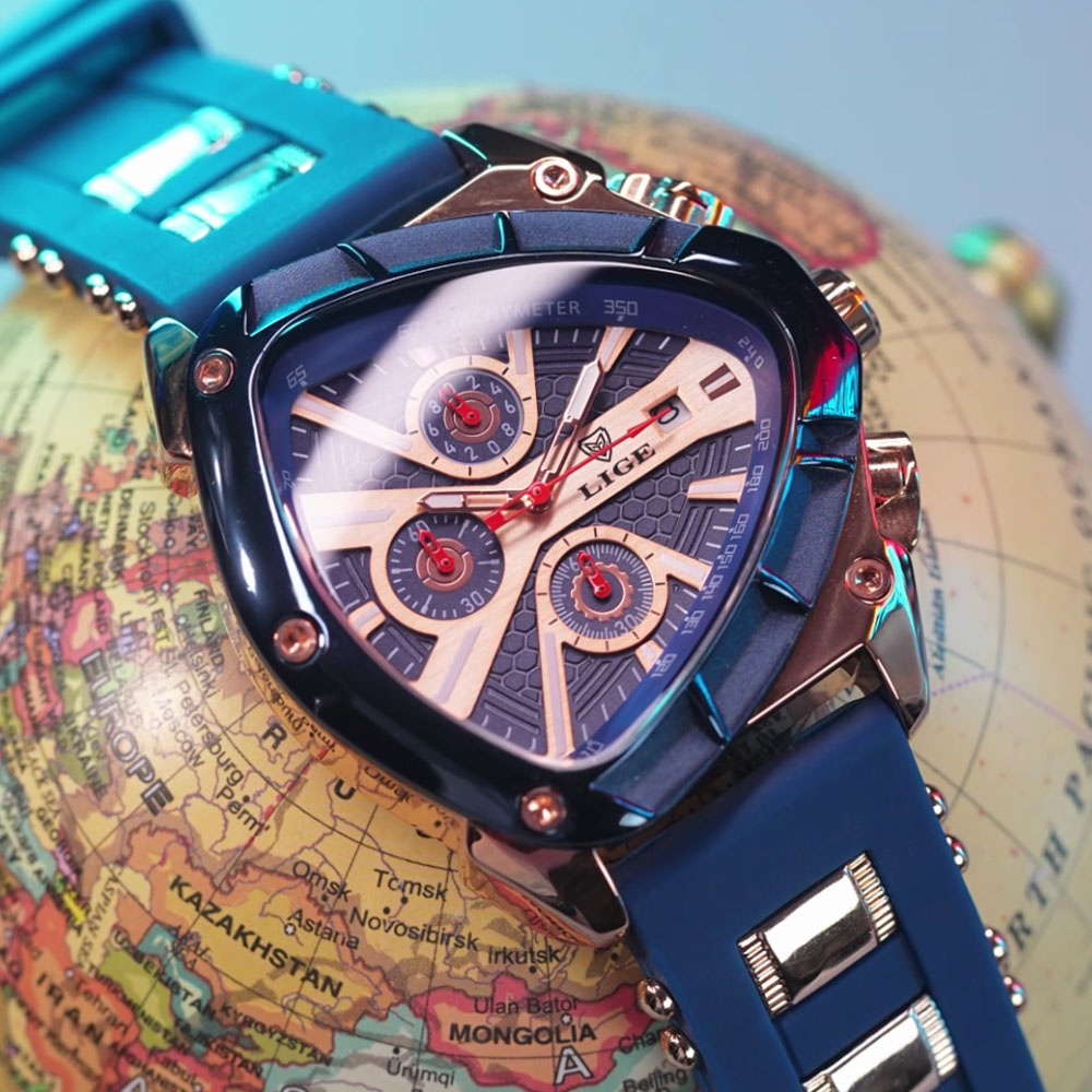 LIGE Modische Herrenuhr Dreiec – Watch Triangle Luxury Bewertung und Preis