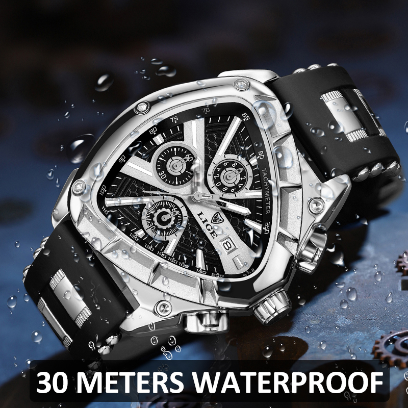 LIGE Modische Herrenuhr Dreiec – Watch Triangle Luxury Bewertung und Preis
