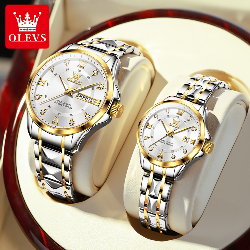 OLEVS 2906 Paar Uhr Original R – Best Luxury Quartz Watch Bewertung und Preis