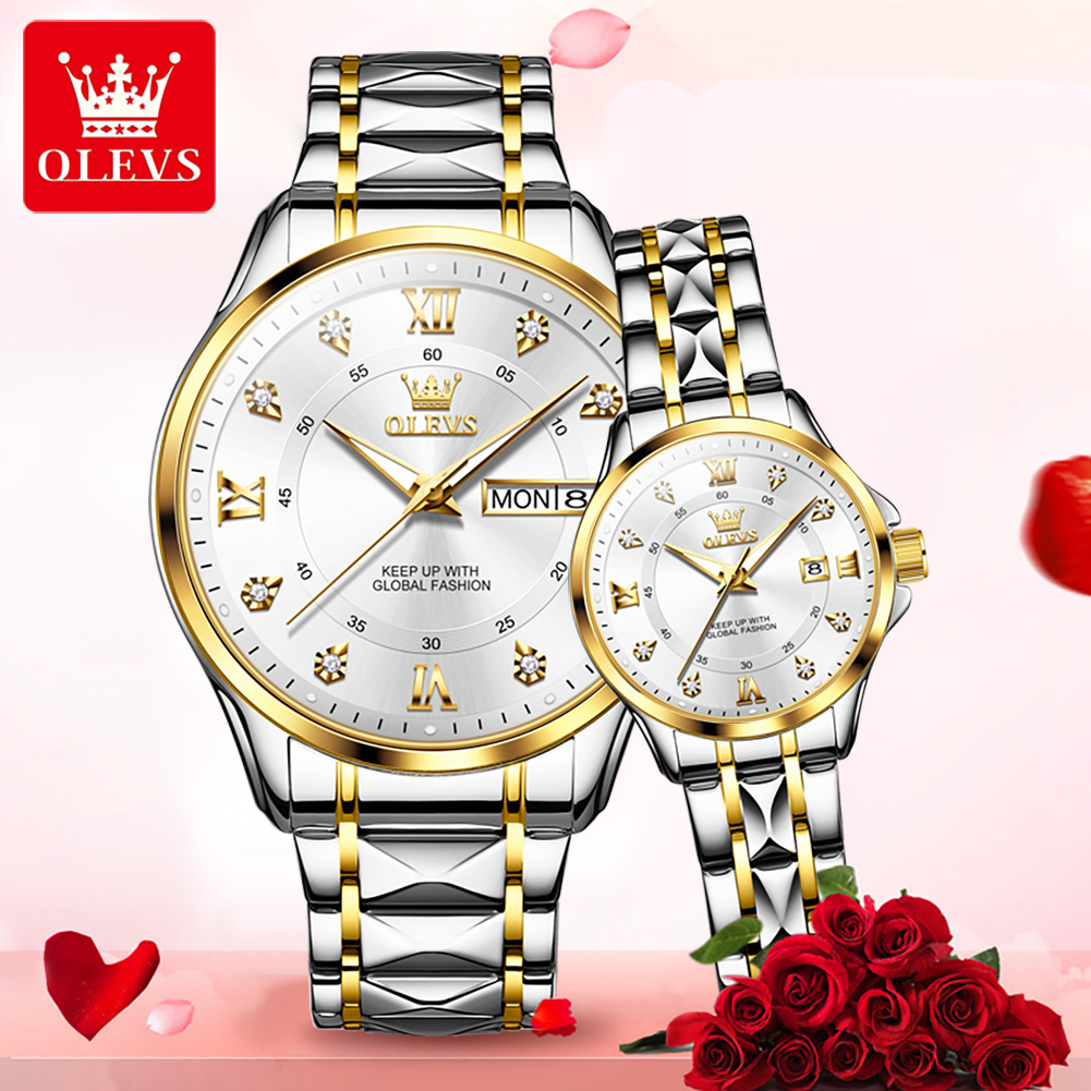 OLEVS 2906 Paar Uhr Original R – Best Luxury Quartz Watch Bewertung und Preis