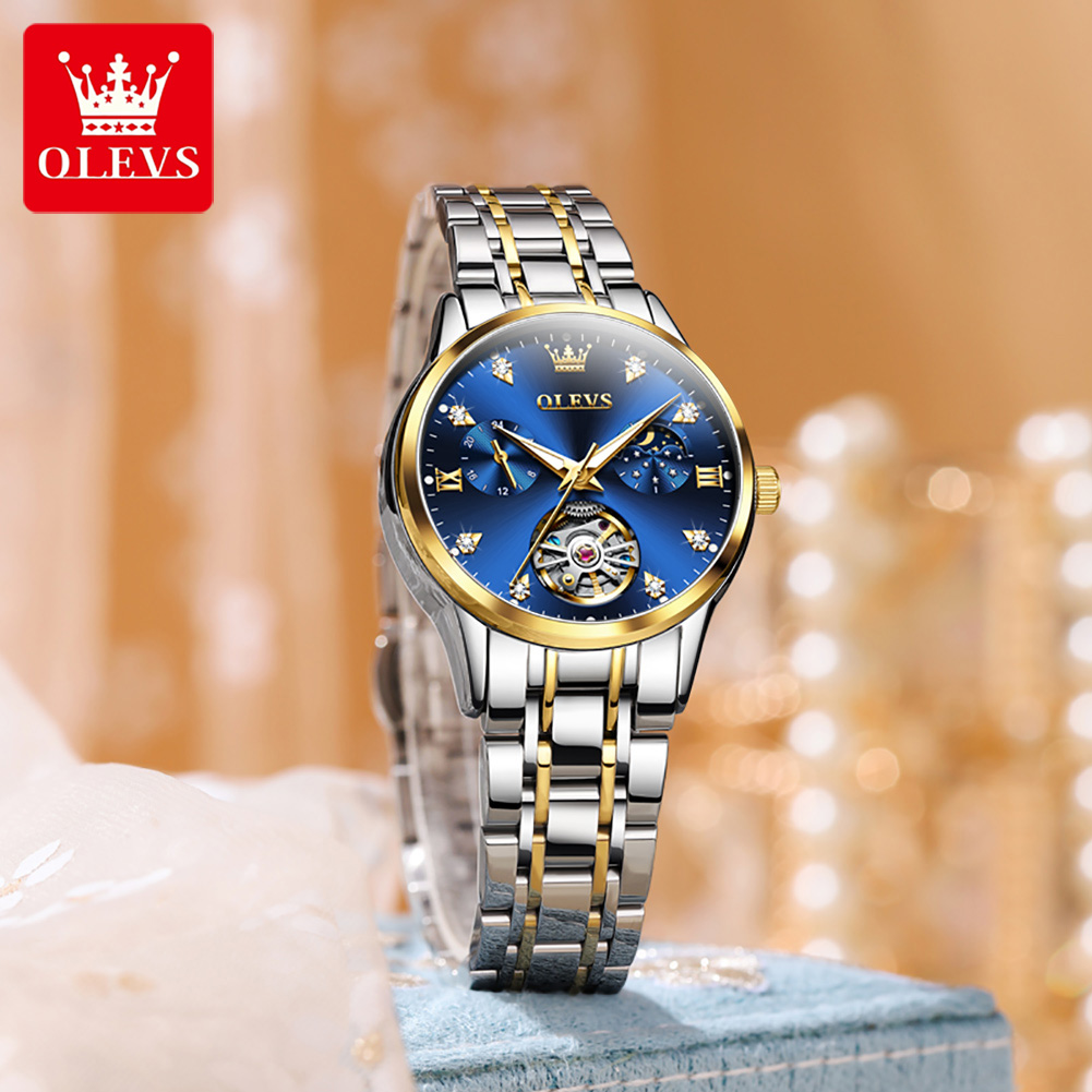 OLEVS Damenuhren, luxuriös, To – Automatic Pilot Watch Bewertung und Preis