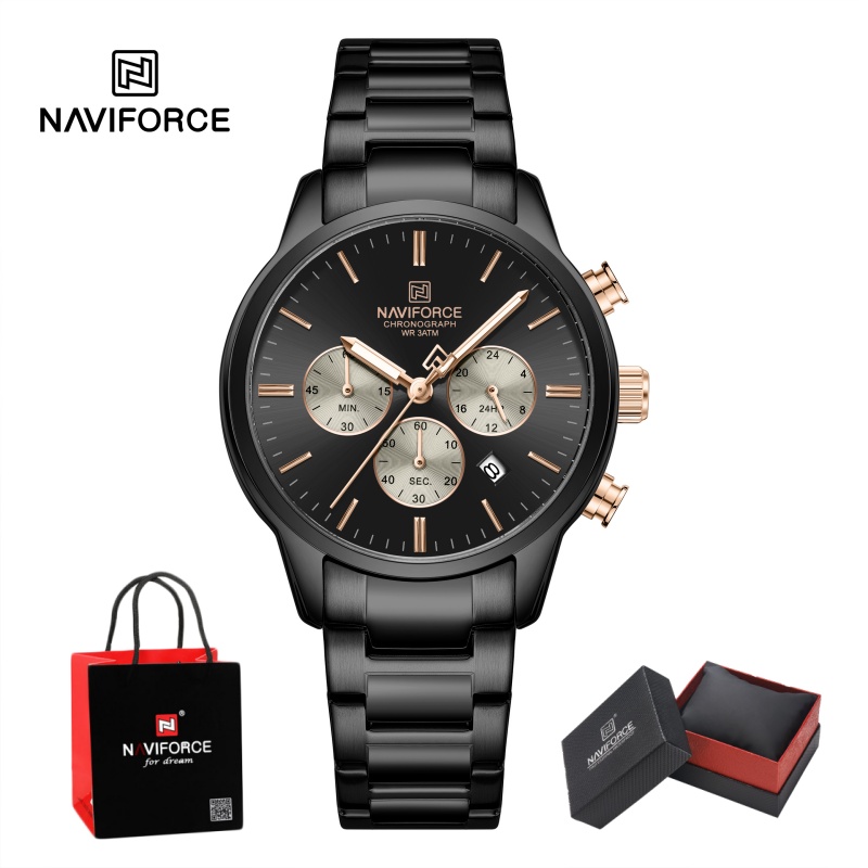 NAVIFORCE Herren Quarz-Chronog – Luxury Watch And Bracelet Bewertung und Preis