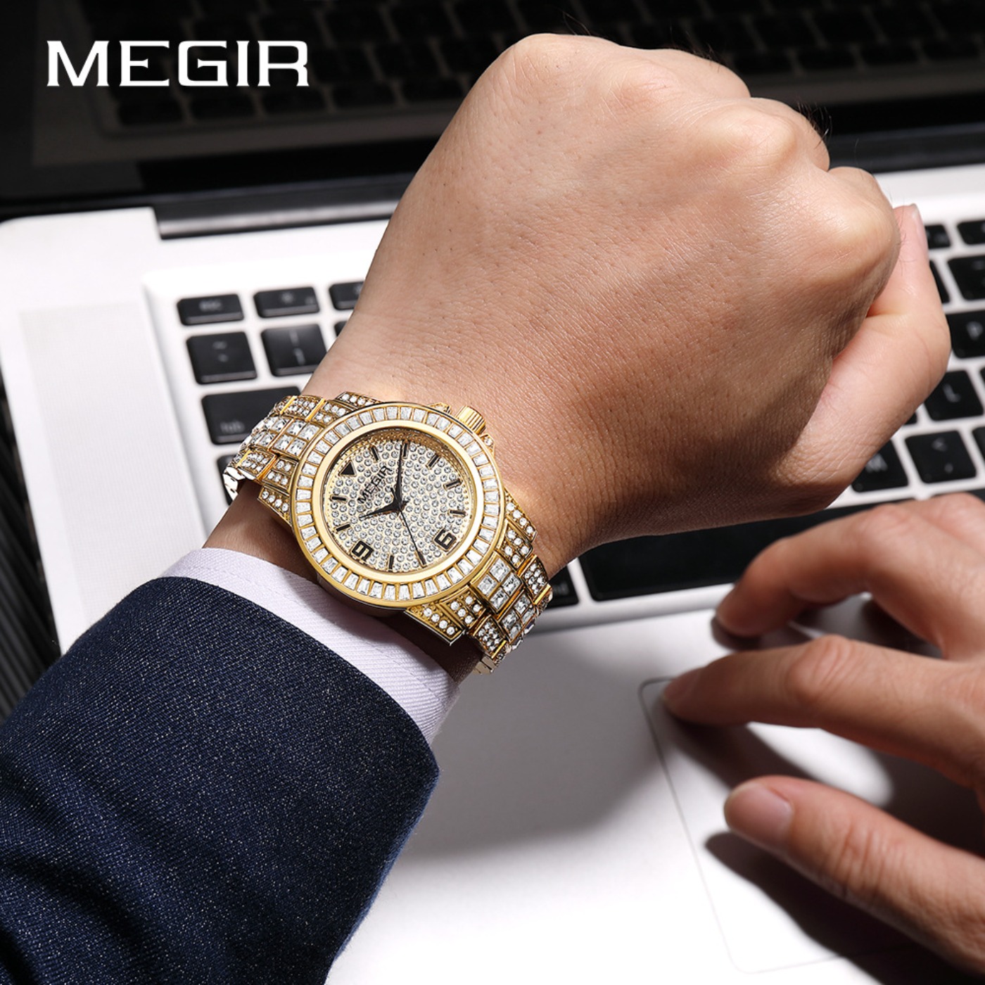 MEGIR Luxus Diamant-Uhren Unis – Luxury Watch And Bracelet Bewertung und Preis