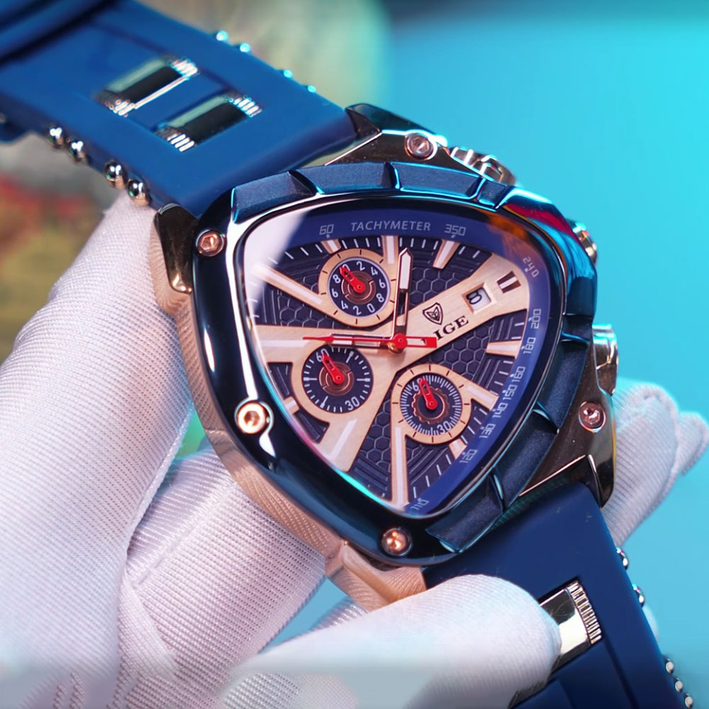 LIGE Modische Herrenuhr Dreiec – Watch Triangle Luxury Bewertung und Preis