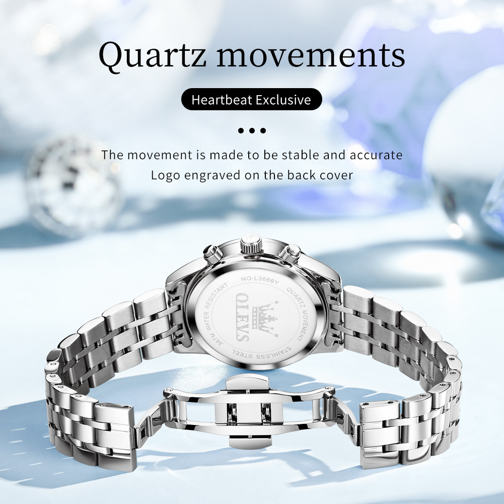 OLEVS Frauen Uhren Mode Damen  – Luxury Watch With Green Dial Bewertung und Preis