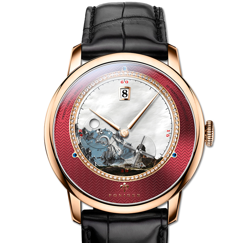 PONIGER Männer Automatische Uh – Luxury Watch Second Hand Bewertung und Preis