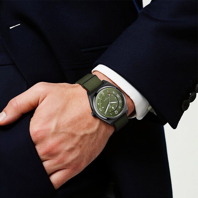 SAPPHERO Herren-Sport-Quarzuhr – Luxury Watch With Green Dial Bewertung und Preis