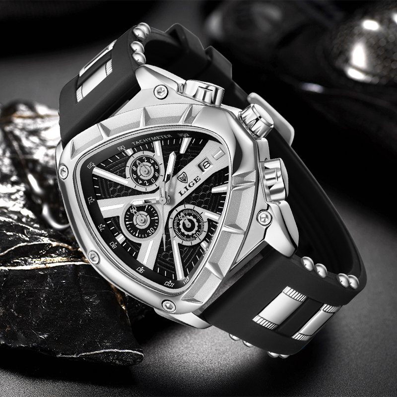 LIGE Mode Herrenuhr Dreieck-Ch – Watch Triangle Luxury Bewertung und Preis